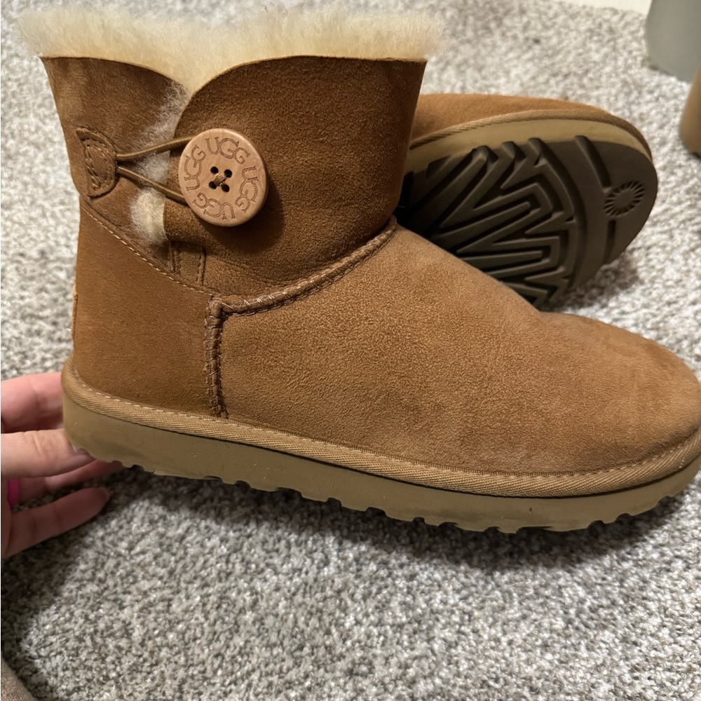 UGG Tan Shearling Boots